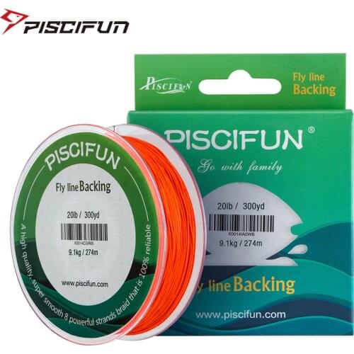 Piscifun New 274m 9.1kg Fly Fishing Backing Line Braided Fly Line Wholesale