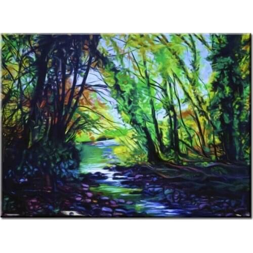 NEW 100% hand-painted canvas oil painting high quality home decor landscape pictures DM-15100701