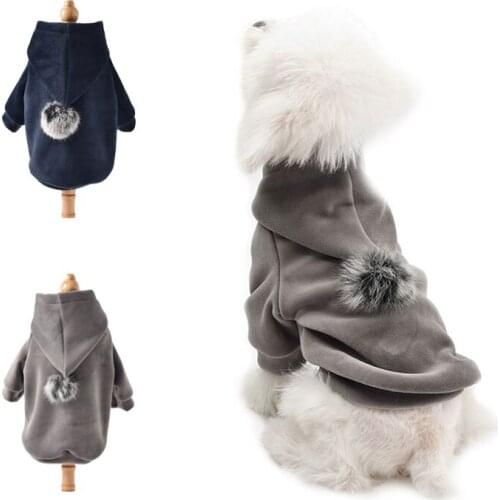 Pet Clothes for Small Cats Dogs French Bulldogs Hooded Coat Puppy Clothes Chihuahua Outfit Hoodies Pug Sweater Jacket