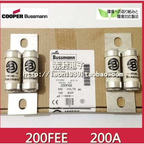 [SA]US Cooper Bussmann Fuses BS88 double tube fuse 200FEE 690V 200A--5PCS/LOT