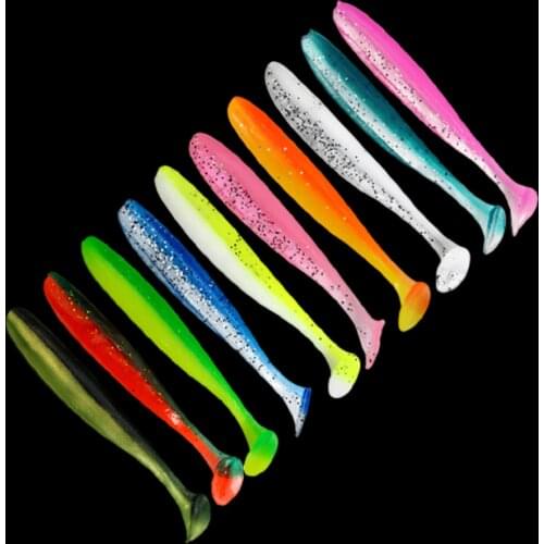 WALK FISH 10pcs/Lot Soft Lures Silicone Bait 55mm 70mm 90mm Goods For Fishing Sea Fishing Pva Swimbait Wobbler Artificial Tackle