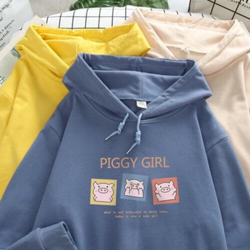 Women Hoodies Sweatshirts jersey Female Lady Autumn hoodie Cotton clothes long sleeve hoody para Solid thrasher Tops sweatshirt