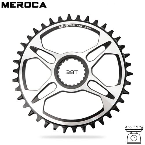Meroca Chainring 0mm Offset MTB Narrow Wide Bicycle Chainwheel for Deore Xt M7100 M8100 M9100 SHIMANO 12S Crankset Bike Crankset