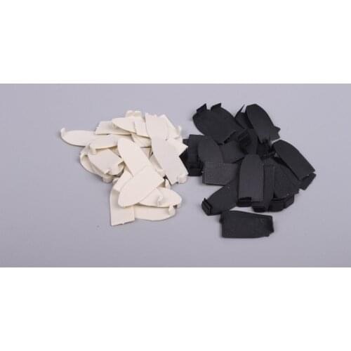 20pcs (10sets) Violin Viola Bow CELLO bow bass bow Tips and Lining Musical Instrument Part Plastic