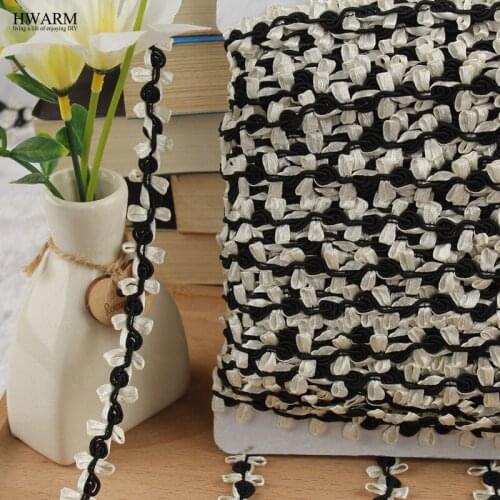 20yard 1.5cm african lace fabric ribbon trim wedding decoration for home Handmade gift Garment Accessories Flower Lace Curtain