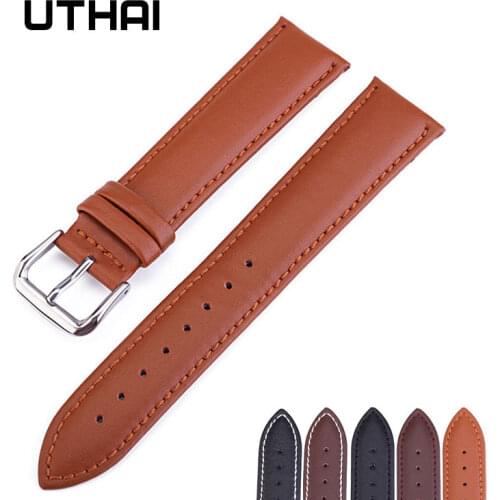UTHAI Z24 Genuine Leather Watch Strap12 /14 /16 /18 /19 /20/22/24mm Watchbands