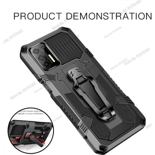 For Motorola G Stylus Power Play Hard PC Armor Shockproof Phone Case For Moto One 5G Ace Fusion Hyper E7 Plus E6S Stand Cover