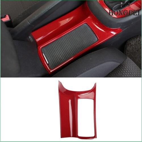 For Volkswagen VW Golf 6 MK6 2008-2011 LHD Car Gear Box Water Cup Holder Panel Cover Sticker Trim Accessories car-styling