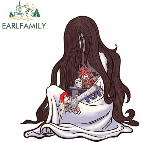 EARLFAMILY 13cm x 12.1cm For Halloween Game Anime Car Stickers Waterproof Decal Vinyl Material Suitable for VAN RV JDM