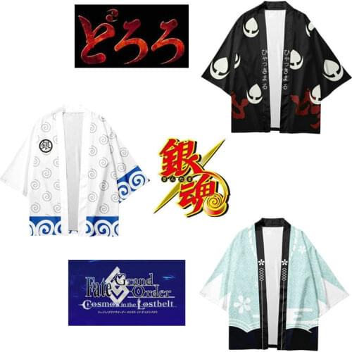 Gintama FGO Okita Soji Style 3D Printing Japanese Kimono Haori Yukata Cosplay Women/Men Summer Harajuku Cool Streetwear Shirt