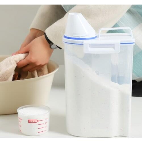Kitchen Organizer Cereal Box Large Capacity Air-Tight Food Storage Container Kitchen Storage Pot for Dry Grain Milk Powder Sugar