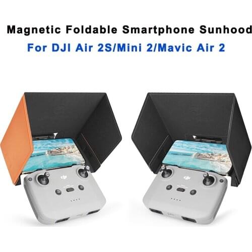 Magnetic Folding Remote Control Sun Hood for DJI air 2s/Mavic mini 2/Mavic air 2 Remote Controller Monitor Hood Sun Shade