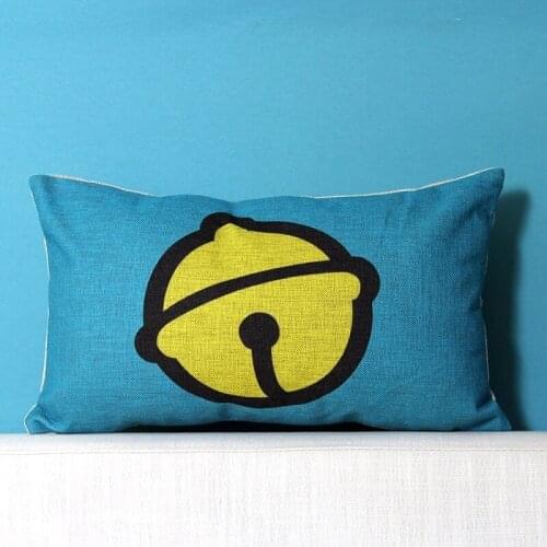 Small bell pillow cover, Cartoon creative Small bell waist pillow case pillowcase wholesale