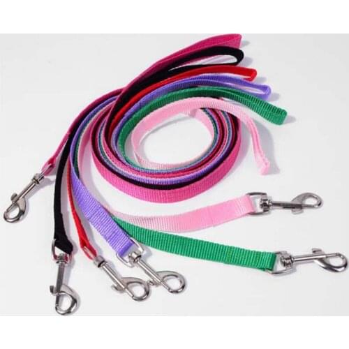 110x1.5cm Nylon Puppy Cat Leashes Dog Leash Training Rope & P Chain Pet Supplies Small Dog Out the Multicolor Rope Puppy Collar