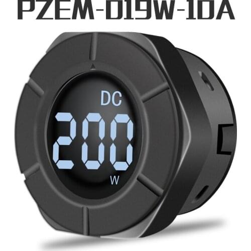 Peacefair Manufacturer Price Newest Round LCD Power Meter Wattmeter DC Voltage Reverse Protection 0-300V 3000W PZEM-019W 10A