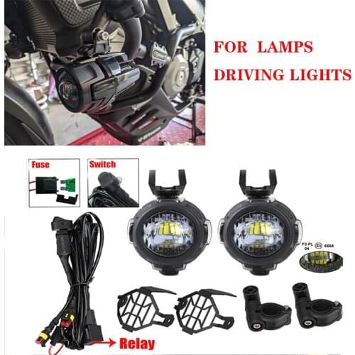 Motorcycle Fog Lights For BMW R1200GS ADV F800GS 40W led Driving Lightings Bulbs Moto Auxiliary Spot Light Motor Accessories