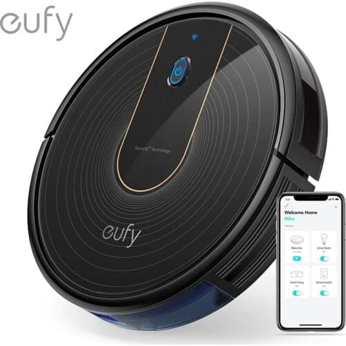 Eufy [BoostIQ] RoboVac 15C, Wi-Fi, Super-Thin, 1300Pa Strong Suction Quiet, Self-Charging Robotic Vacuum Cleaner