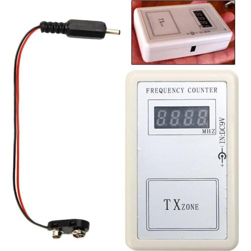Handheld Wireless Remote Control Counter Frequency Tester 250-450 MHZ