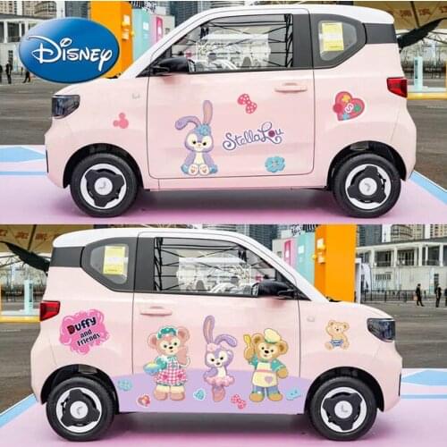 Disney Stellalou Duffy Bear Body Stickers Hood Decoration Modified Stickers Car Stickers