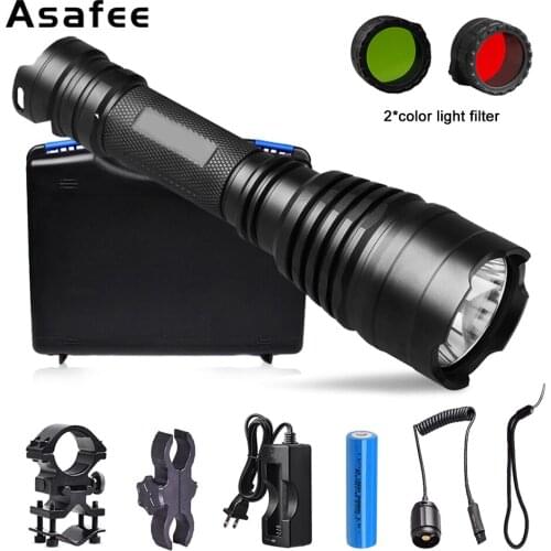 Led Flashlight Ultra Bright torch hunting flashlight IPX8 Waterproof Lantern L2 camping light lanterna hiking fishing Torch