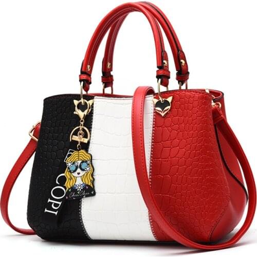 Women Casual Totes Bag For Women 2021 Patchwork Handbag Party Purse Ladies Messenger Crossbody Shoulder Bags Women Handbags