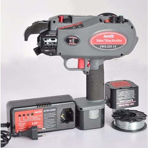 4-28mm Cordless Round Binder Reinforced Concrete Packer Rebar Tying Tool IWS-235