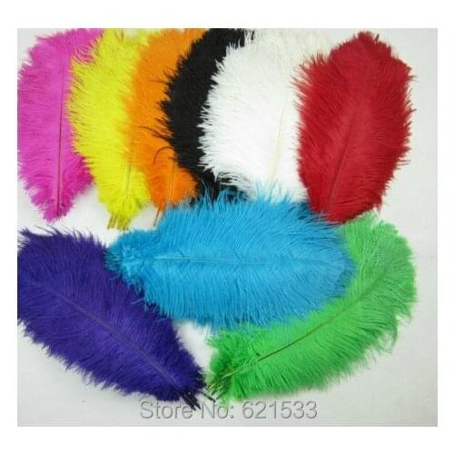 EMS freeshipping!Wholesale!900pcs/lot!High Quality Natural OSTRICH FEATHERS 14-16inch 35-40CM 9Colours Available FREESHIPPING