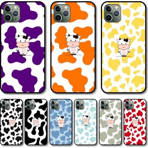 Lovely cows Phone Case cover For iphone 12 11 8 7 6 s XR Pro Max PLUS X XS SE 2020 mini black cell shell