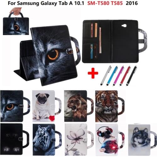 For Samsung Galaxy Tab A A6 10.1 Case Cover Tab A6 10.1" SM-T580 T585 SM-T585 Protector Tab A 10 1 2018 T580 Shell Capa Fundas