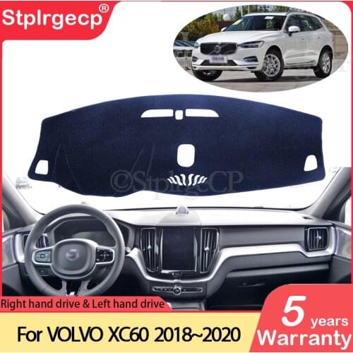 For VOLVO XC60 2018 2019 2020 Anti-Slip Mat Dashboard Cover Pad Sunshade Dashmat Protect Carpet Anti-UV Dash Car Accessories Rug