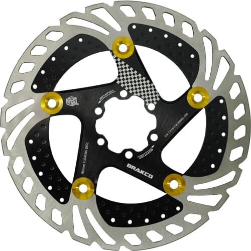 BRAKCO DR-11FAB Mountain Bike MTB DH 160mm 180MM 203MM Float Floating Disc Brake Rotor Cycling Bicycle Rotors