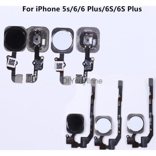 New High Quality Tested Home Button Flex for iPhone 6S Plus 6G 6Plus 5S Menu Sensor Replacement Parts