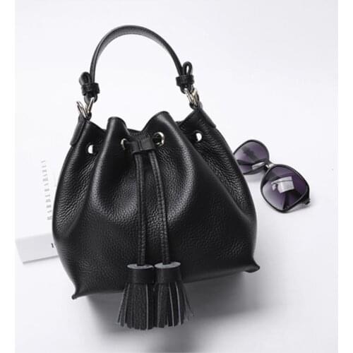 Leather bag for ladies one-shoulder crossbody bag head layer cox-leather simple and versatile fashion bag for ladies