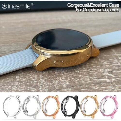 Gorgeous TPU Silicone Protective cover Case for Garmin Fenix 5 Plus 5X Plus Smart Watch Frame Bumper For Forerunner 745 Venu