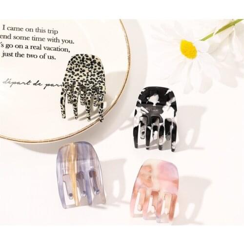 Fashion Hair Clips for Women Claw Clip Elegant Small Acetate Crab for Hair Girls Hair Accessories Hair Clips Hair Barrettes New
