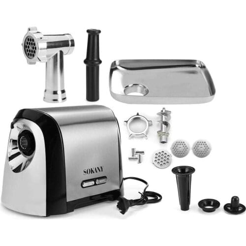 Heavy Duty 220V 3200W Max Powerful Electric Meat Grinder Home Sausage Stuffer Meat Mincer Food Processor Kitchen Meat Grinder