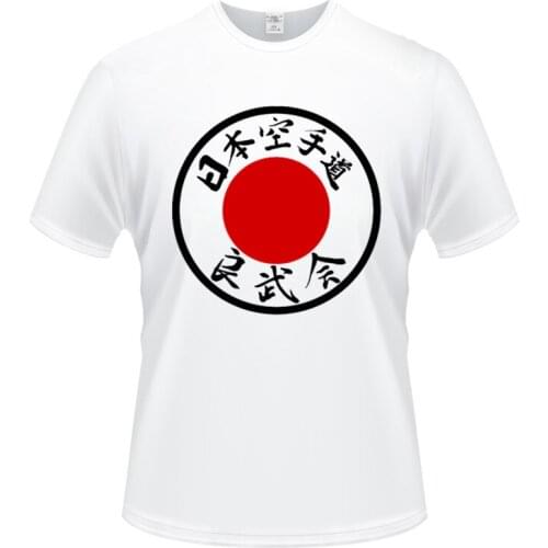 Hot 2020 New Casual Men Japan Karate Fashion T-Shirt Men High Quality Cotton O-Neck Short Sleeve T Shirts Male Top Tees