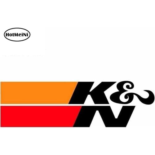 HotMeiNi 13cm x 3.9cm For K & N Suitable For VAN Car Stickers And Decals Occlusion Scratch Graffiti Sticker VAN decoration