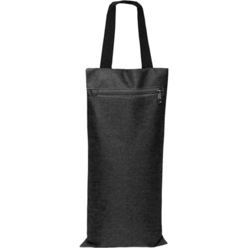 OOTDTYFoldable Filled Yoga Sandbag with Single Handle for Yoga Weights and Resistance Training Fashion Canvas Weighted Sandbag