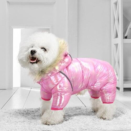 Thick Warm Clothes For Dogs Reflective Dog Clothes Coat Jacket Winter Warm Pet Clothing For Small Medium Dog Clothes