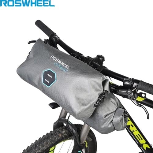 ROSWHEEL 2pcs/set 12L Full Waterproof 840D TPU MTB Mountain Road Cycling Bike Bicycle Front Handlebar bags Accessories Parts