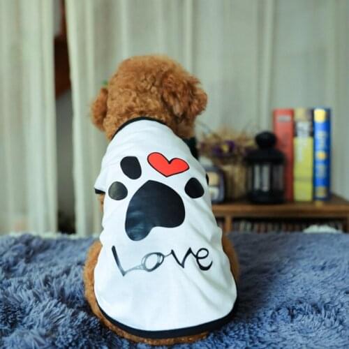 Spring and Summer New Cute Pet Dog Vest Small Teddy Dog Clothes Vest Dog Costume