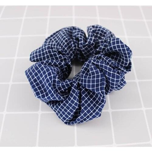 New Women Plaid Fashion Hair Accessories Hairbands Casual Female Cute Hair Circle Girl Elastic Hair Band 6 Colors Headwear