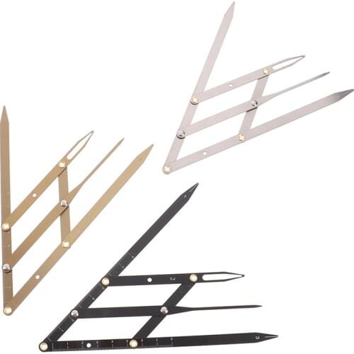 1pcs Permanent Makeup Supplies Golden Ratio Caliper Eyebrow Ruler Microblading Accessories Eyebrow Stencil Tattoo Measure Tools