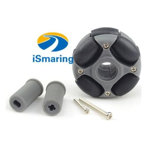 48mm Plastic Omnidirectional Wheel Omni Wheels 14108 For Service Robot Servo Motor Diy Robotic Model RC Toy Mobile Platform