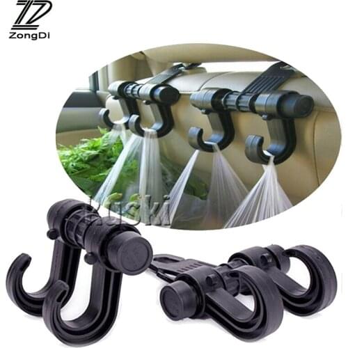 ZD Car Seat Back Hook Car-Styling for Seat Leon Ibiza Renault Duster Megane 2 Logan Captur Clio Mazda 3 6 CX-5 Accessories 2017