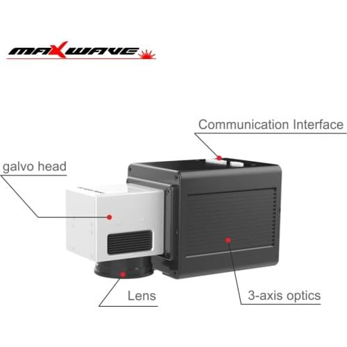 CK 3d dynamic galvo head 3d scanning galvanometer 1064nm for raycus IPG fiber laser marking machine