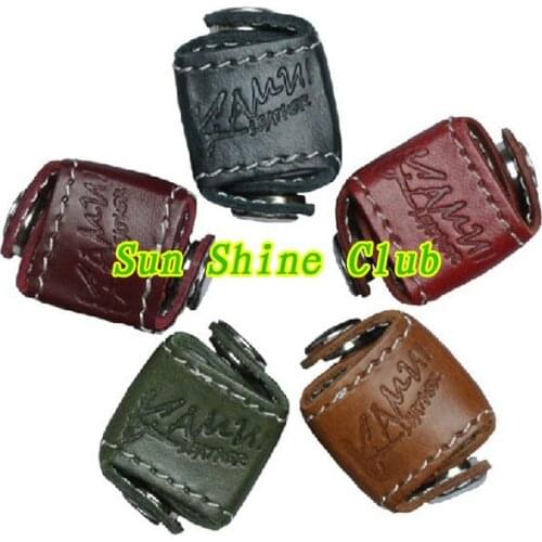 Xmlivet 10pcs/lot genuine leather Kamui chalk holders/billiards snooker chalk holder /cage hotsaleshigh quality