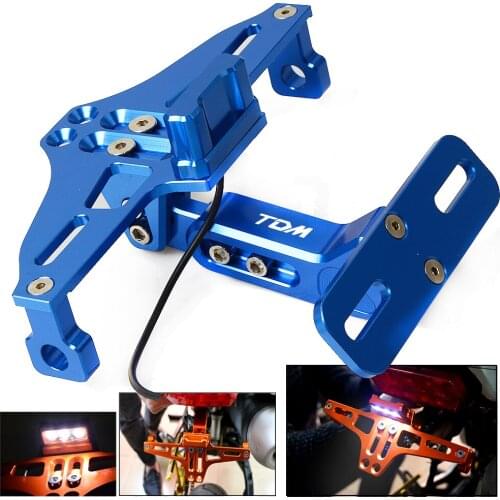 For YAMAHA TDM 850 TDM850 1991-2002 1992 1993 1994 1995 Motorcycle License Plate Bracket Licence Plate Holder Frame Number Plate
