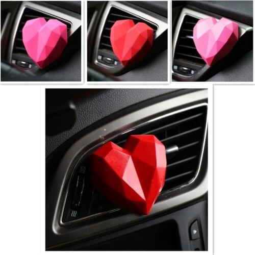 Essential Oil Diffuser Heart Stone Car Perfume Scent Smell Fragrant 3D Stone Fragrance For Car